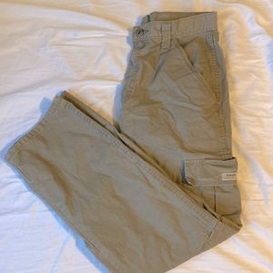 Wrangler tan cargo pants 30x30